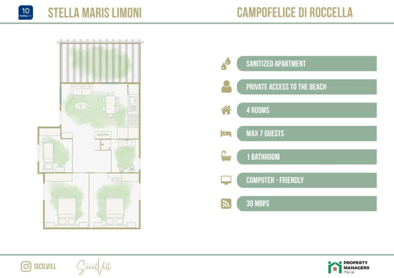 Stella Maris Limoni By Sicilvill Villa Campofelice Di Roccella Exteriör bild